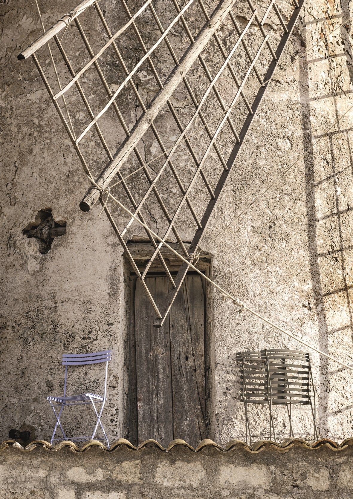 Железный складной садовый стул Ethimo ARCH-00126042 - Вид №3