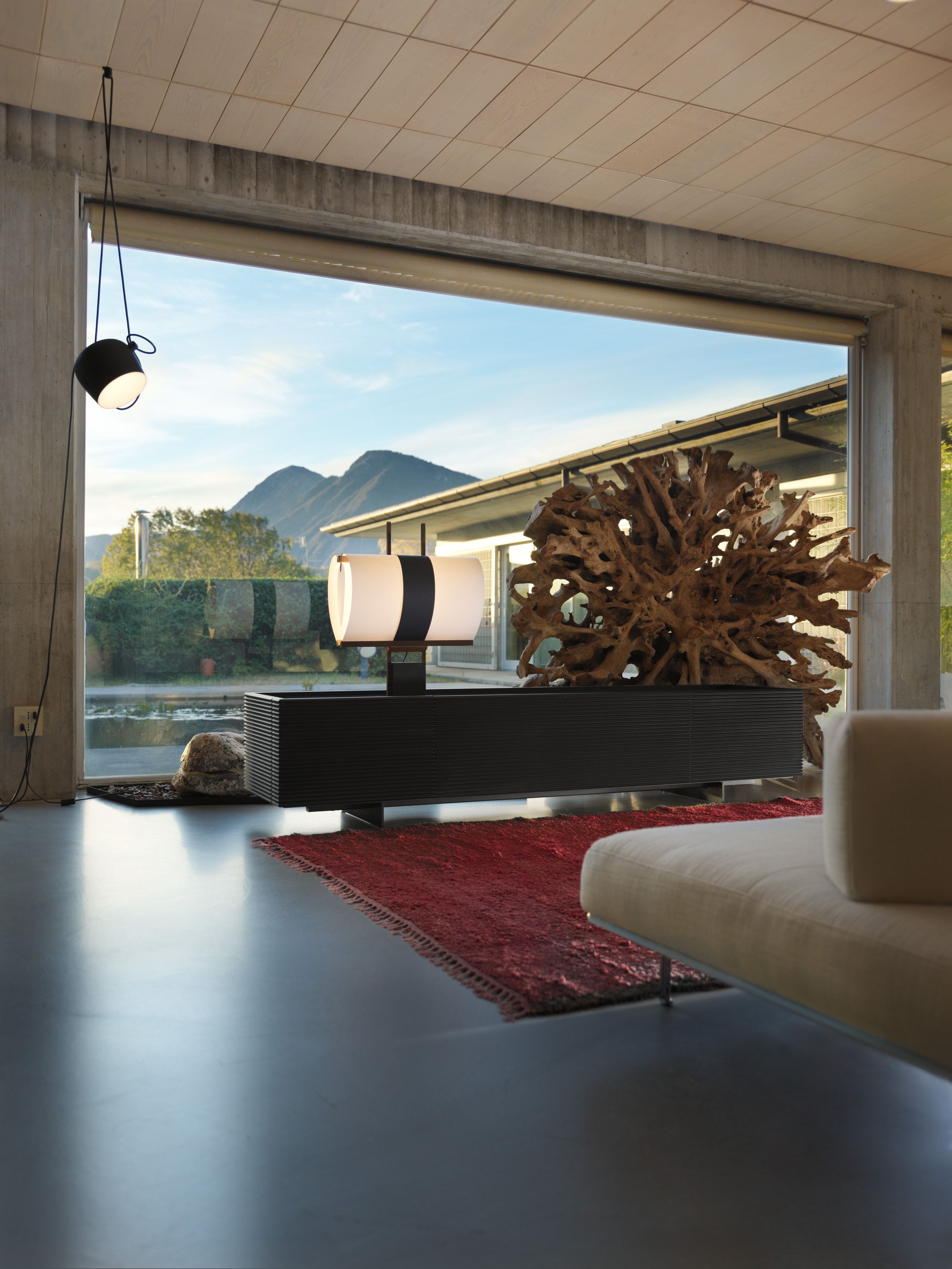 Деревянный низкий ТВ-шкаф ALBEDO Alfieri ARCH-00029727 - Вид №9