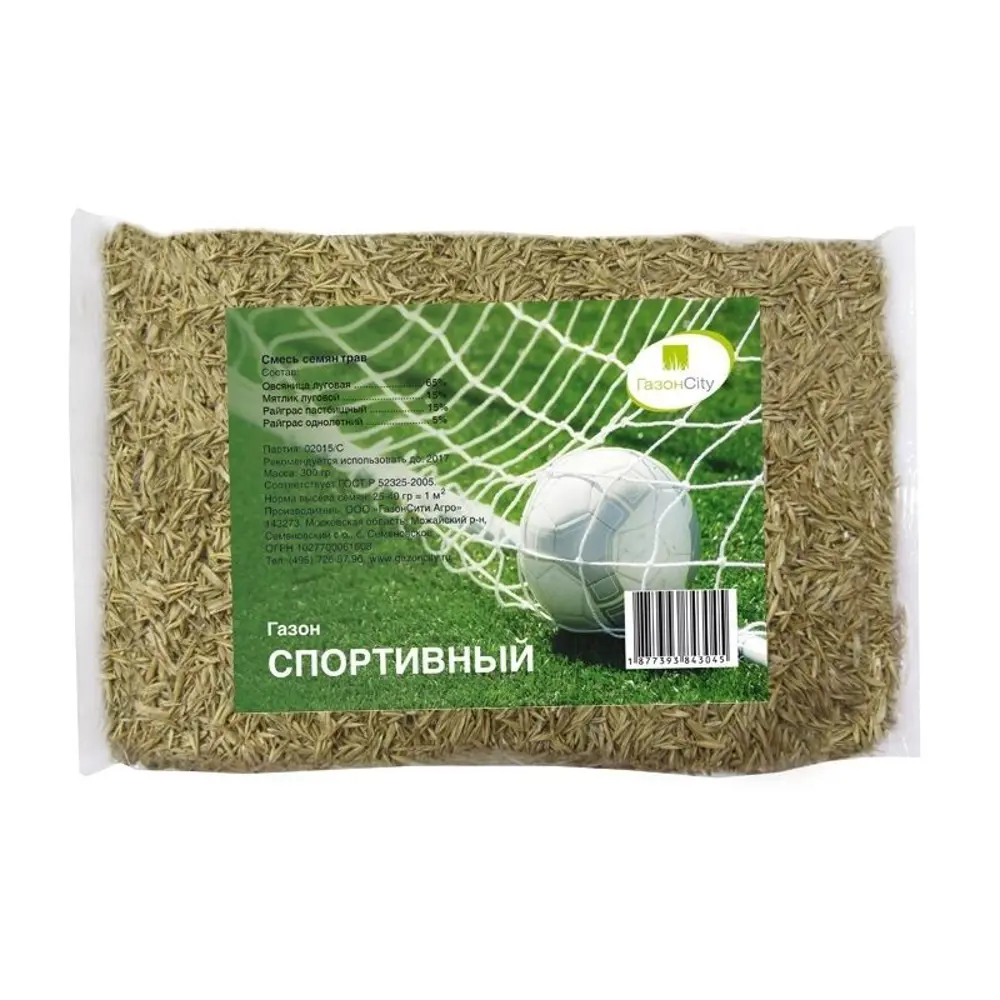 Газон «Спортивный» 0.3 кг ГАЗОНCITY STLM-2166378