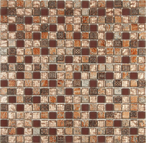 Мозаика стеклянная с вкроплениями природного камня S-819 SN-Mosaic Exclusive
