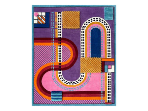 Прямоугольный ковер ручной работы