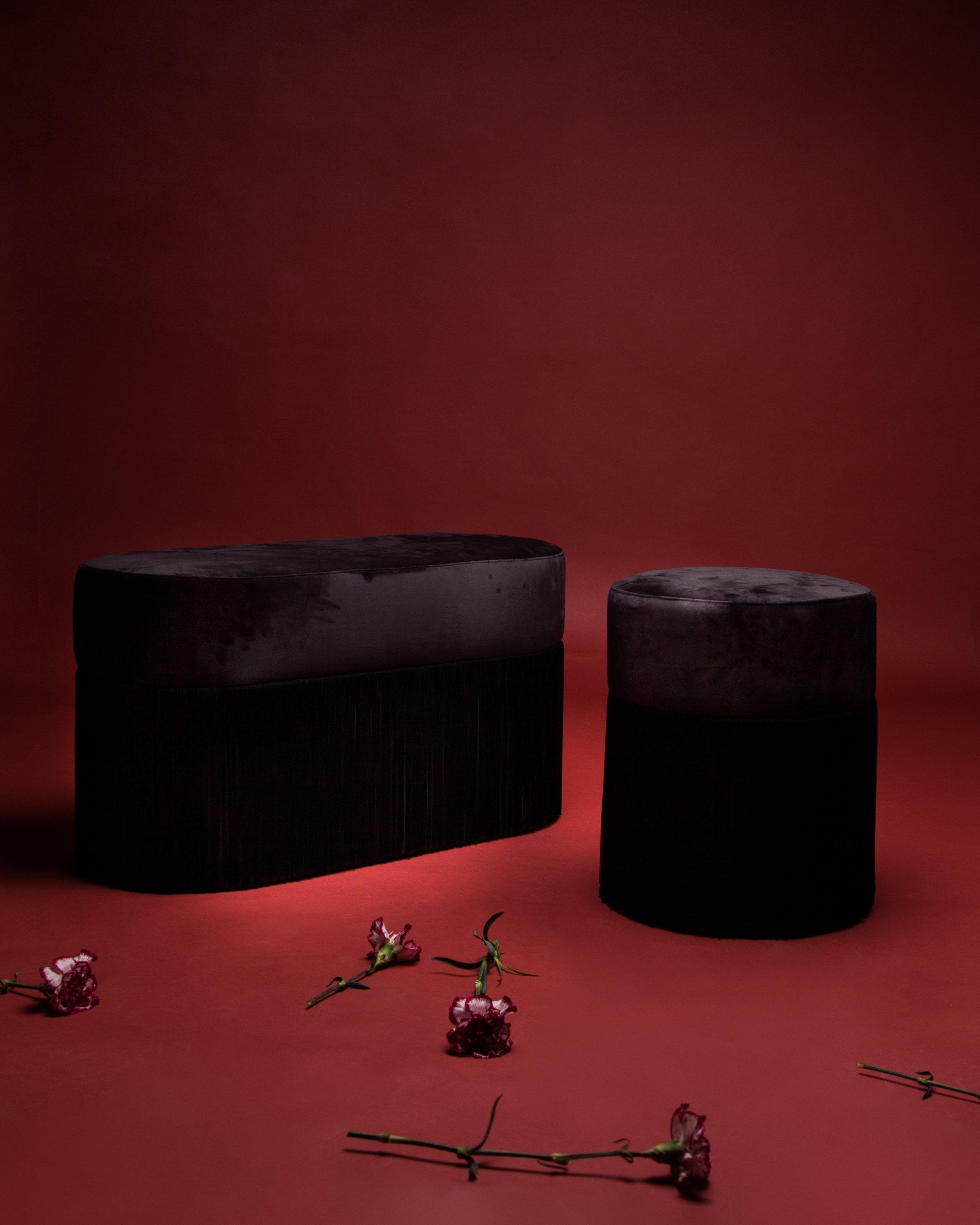 Прямоугольный бархатный пуф Houtique Pill Pouff ARCH-00110730 - Вид №7