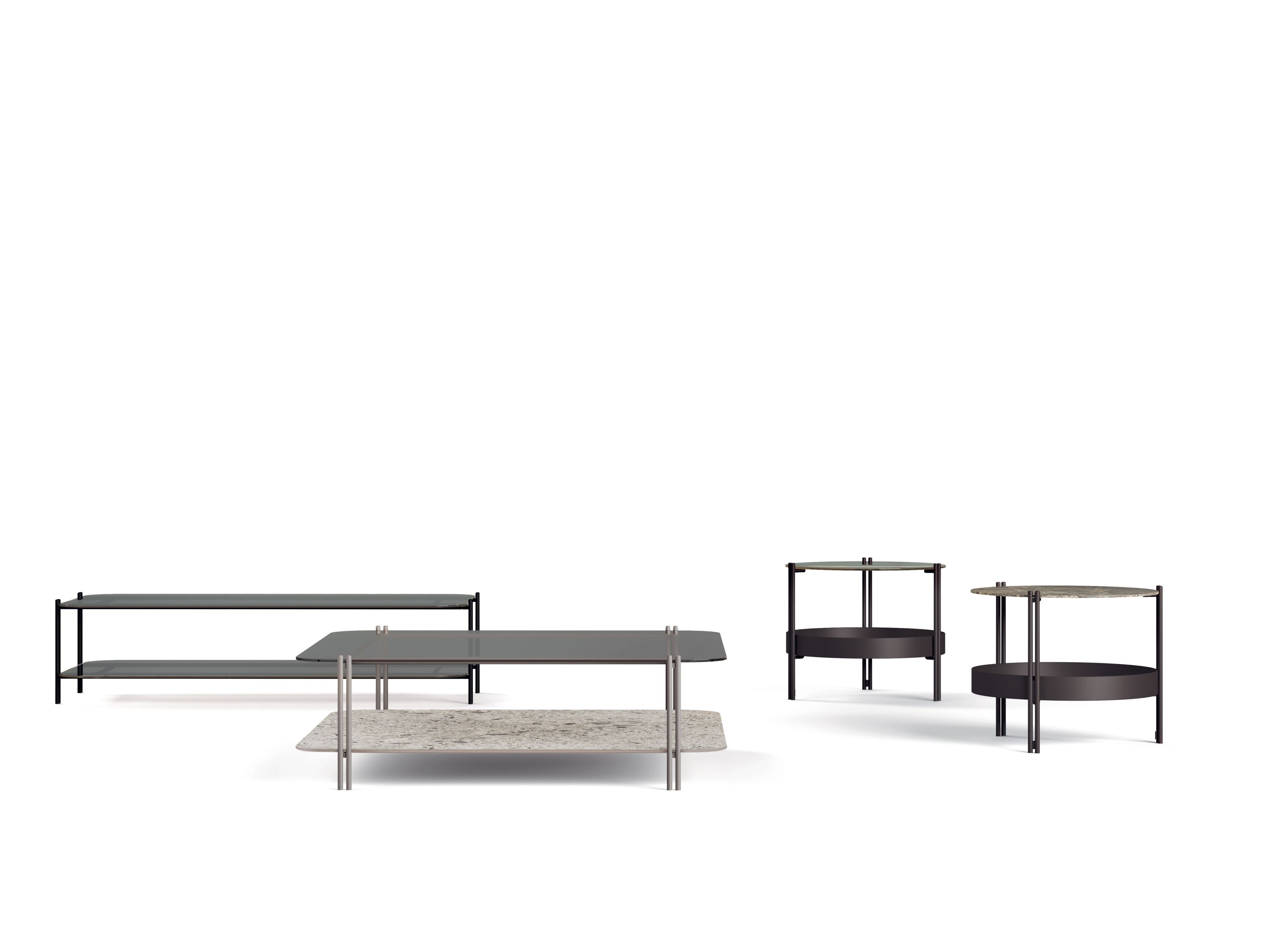 Прямоугольный стеклянный журнальный столик Kico Living Complements ARCH-00013886