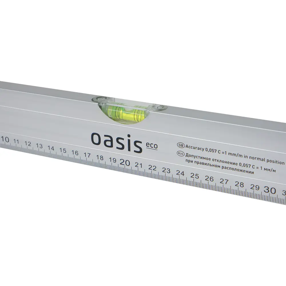Уровень пузырьковый Oasis 103040500001 3 глазка 400 мм STLM-2039704 - Вид №3