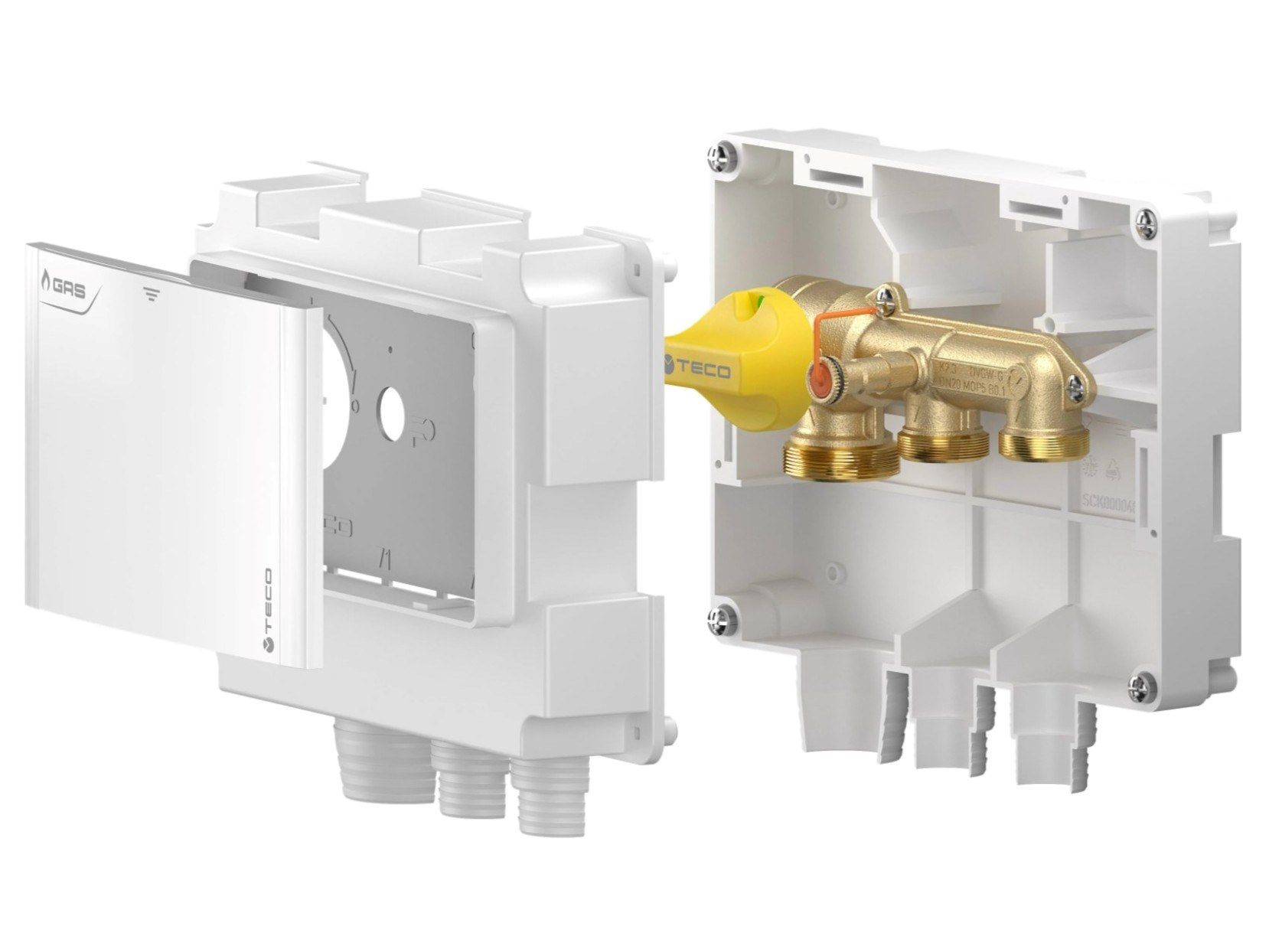 Газовый коллектор с двусторонним общим перехватом TECO ARCH-00035660 - Вид №2