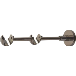 Держатель двухрядный открытый Inspire 20 см цвет оникс 13360144 STLM-2206288