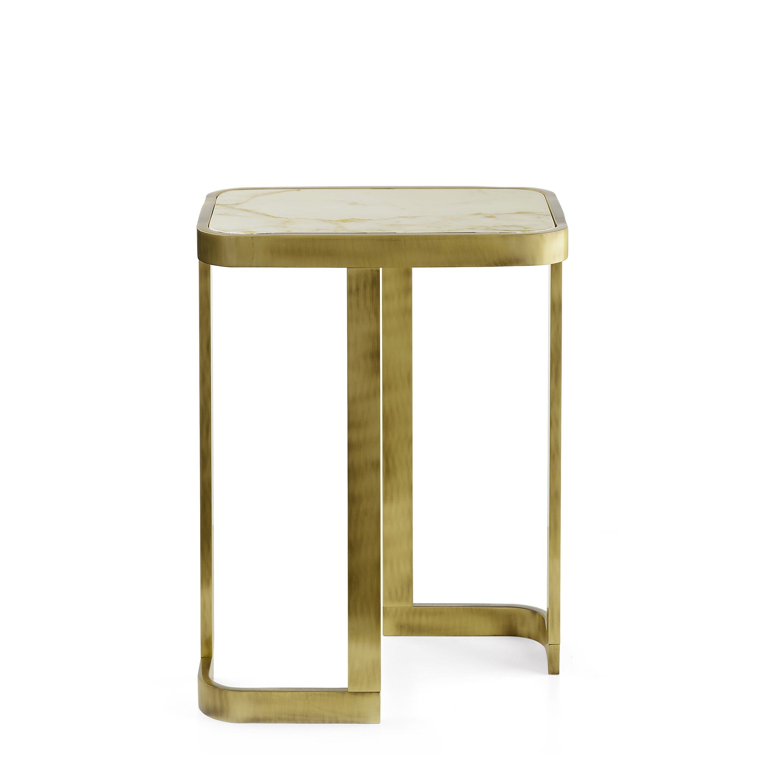 Мраморный прямоугольный низкий журнальный столик MARIONI Жан ARCH-00060120 - Вид №3