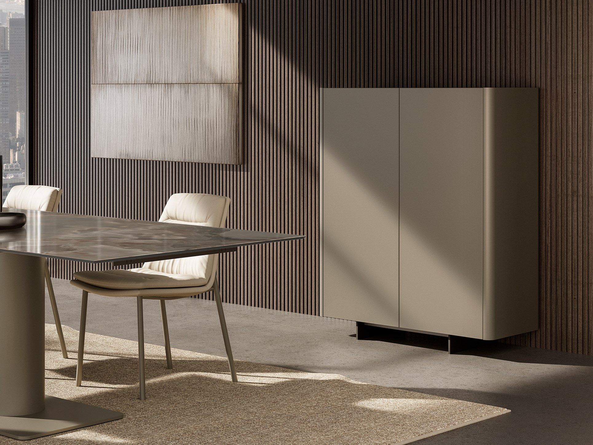 Шкаф с лакированными распашными дверями EFORMA ALMA ARCH-00007863 - Вид №3