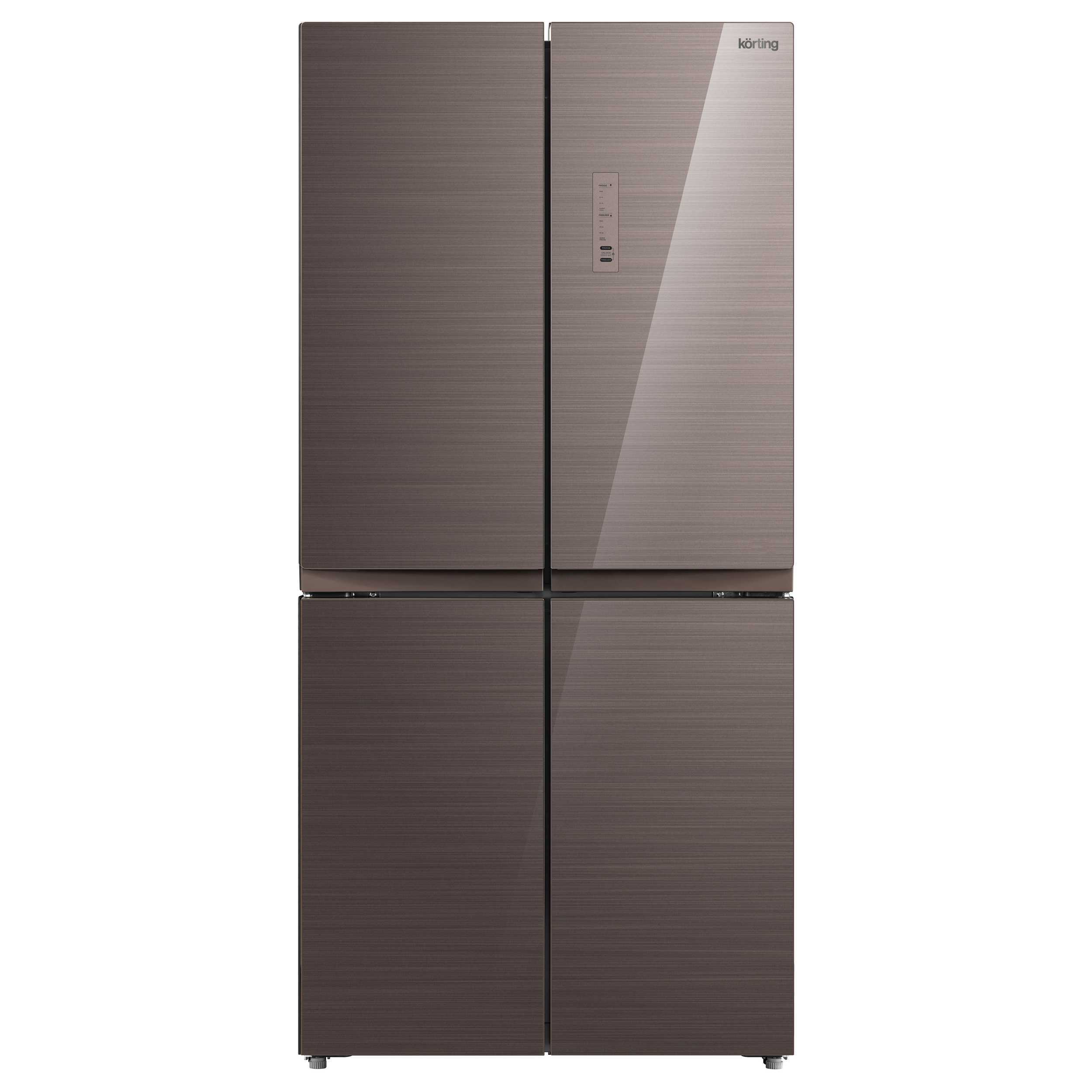 91075750 Отдельностоящий холодильник KNFM 81787 GM 83.3x177.5 см цвет коричневый STLM-0471071 KORTING