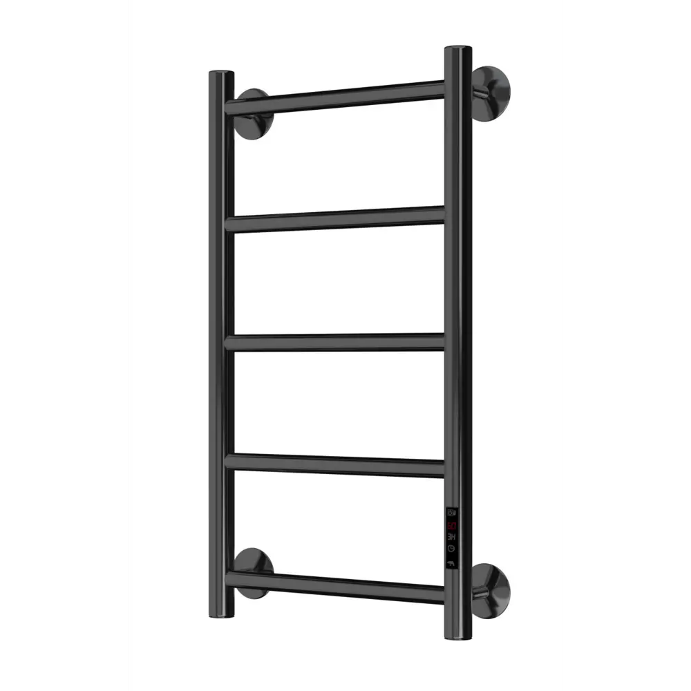 Полотенцесушитель электрический Арго Классика Гранд 300x600 мм 130 Вт с терморегулятором лесенка цвет черный 87823502 STLM-2007096  - Вид №1