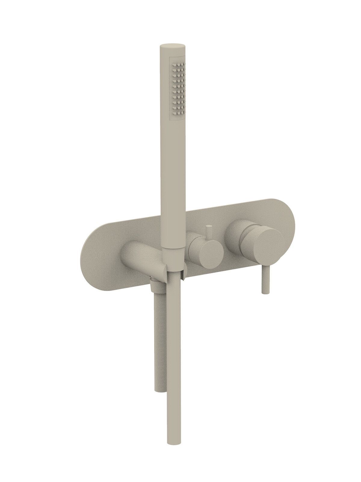 3 отверстия утопленный однорычажный смеситель для душа Rubinetterie Frattini Pepe XL ARCH-00143936 - Вид №20