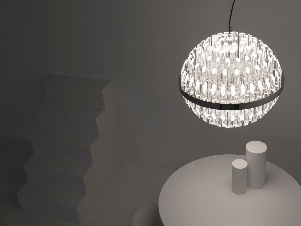 Стальной светодиодный подвесной светильник OBLURE ARCH-00152134 - Вид №8