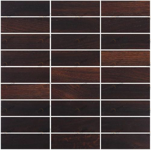 Мозаика и 3D панели из дерева Da Vinci Мозаика 9x3 Thermo Wood 029 Дуб Селект (Гладкая) 324х324 мм 1301100029