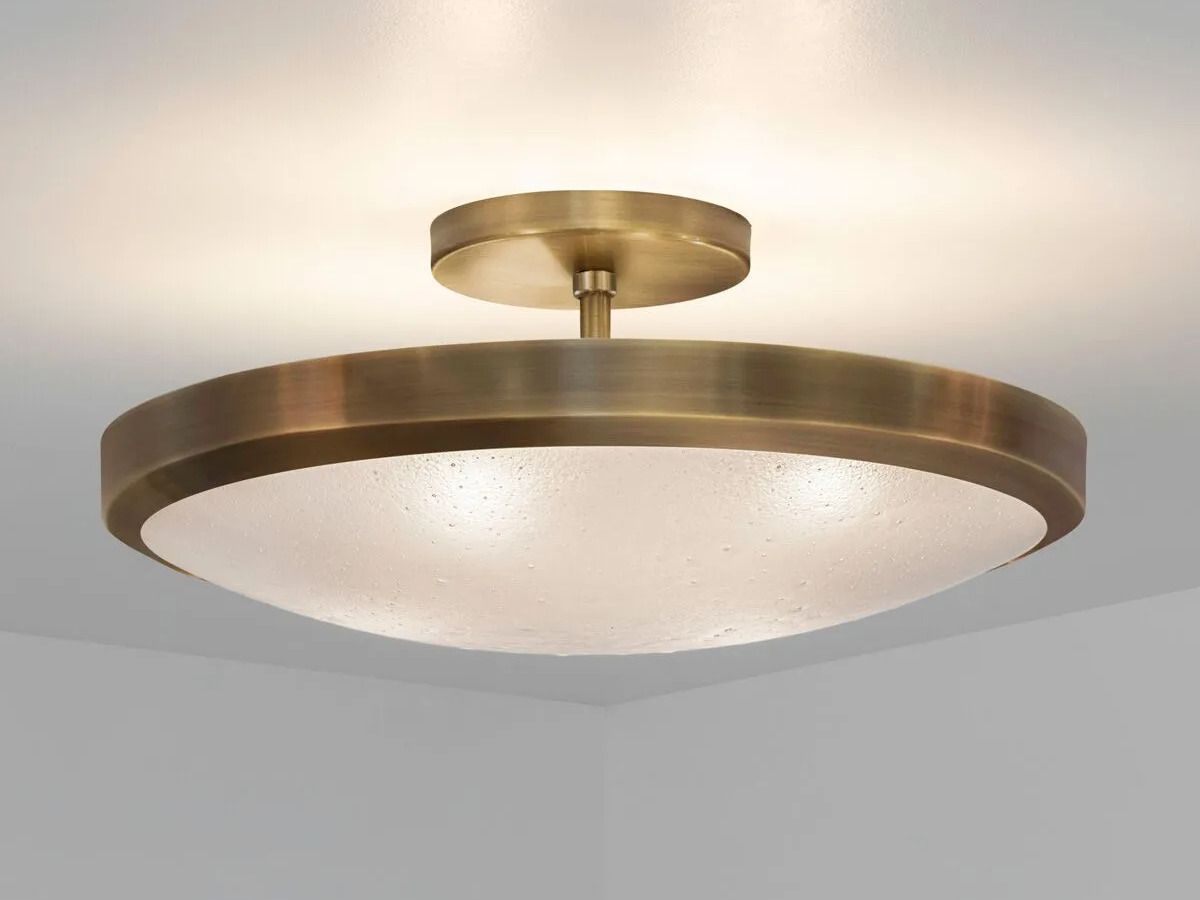 Потолочный светильник из латуни и муранского стекла GASPARE ASARO UNO CLASSICO ARCH-00076044