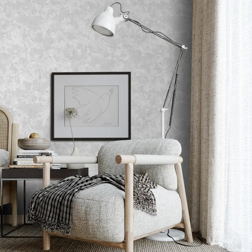 Флизелиновые обои Erismann Veneziana серые 1.06 м 89401851 STLM-1342621 - Вид №3