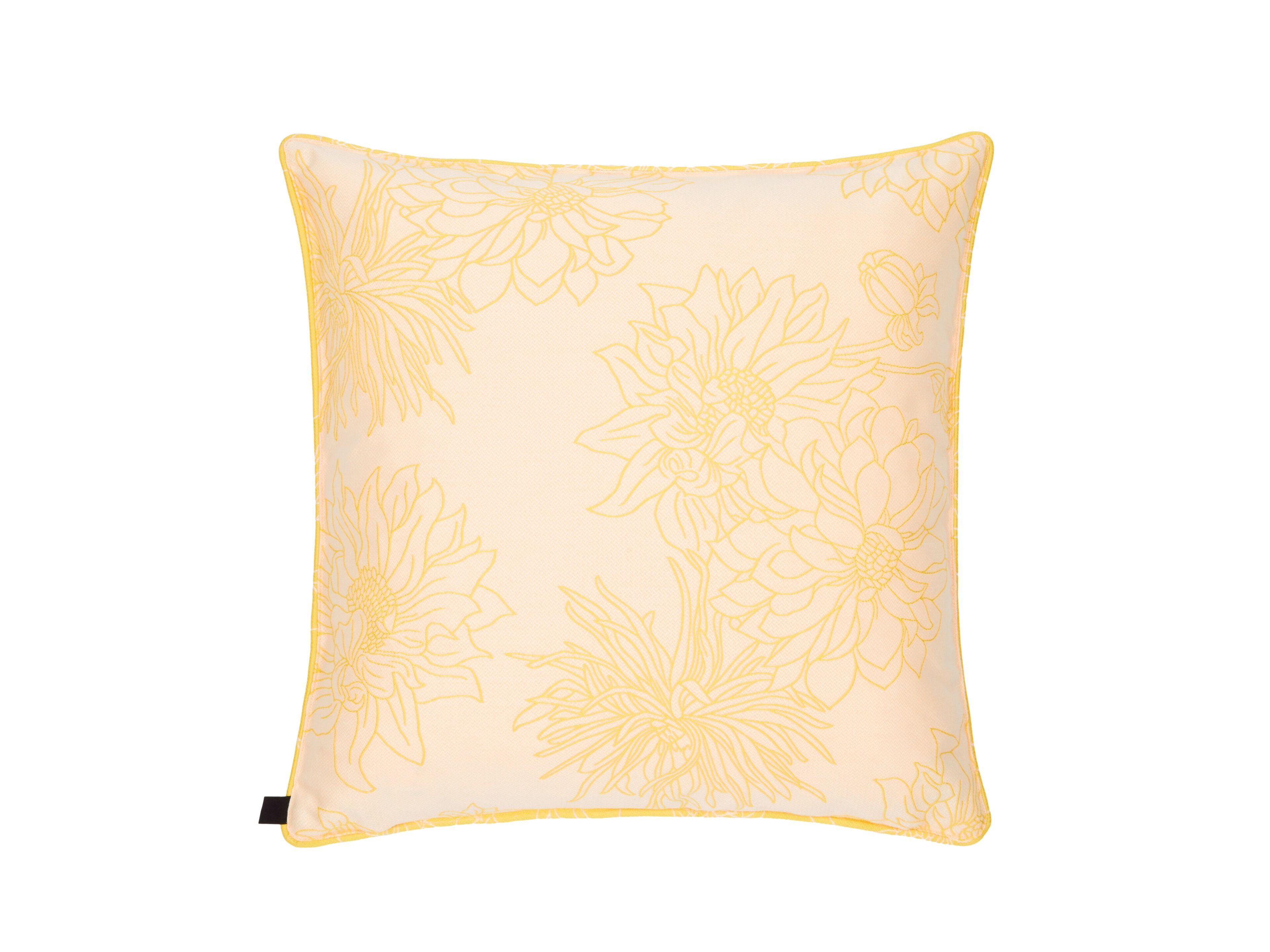 Квадратная подушка из ткани с цветочным рисунком K-3 Hana Pop ARCH-00029151 - Вид №1