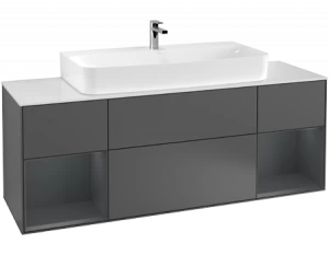 Villeroy&Boch Тумба под раковину Прямоугольная версия F211HGGK Finion Anthracite Matt Lacquer