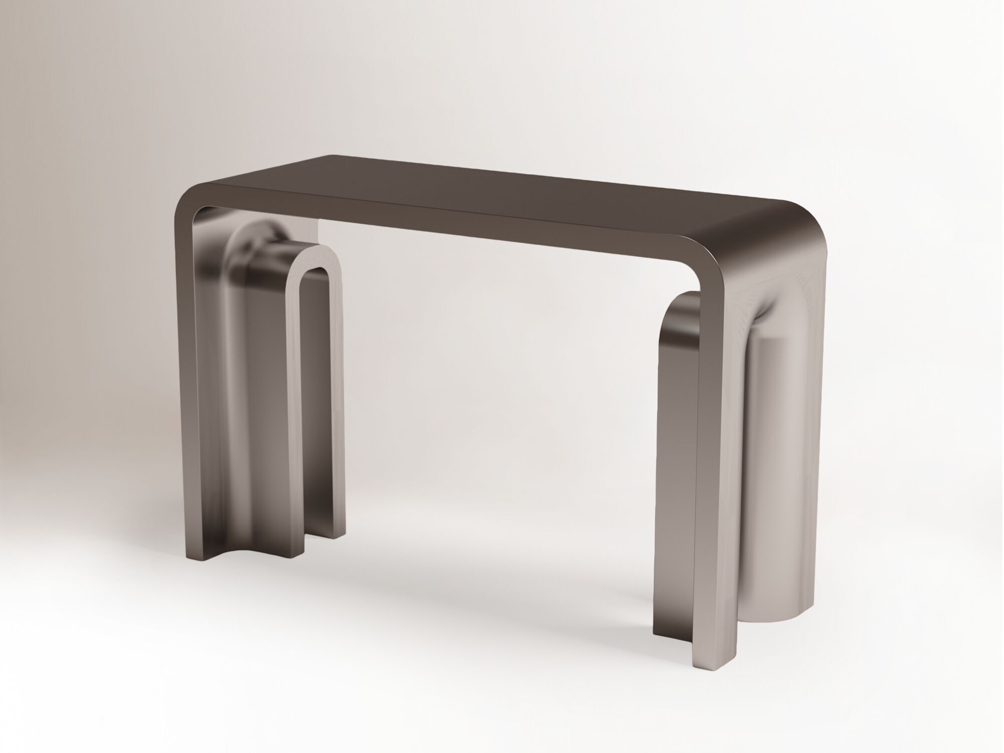 Прямоугольная консоль из нержавеющей стали DOOQ PLIE ARCH-00130195