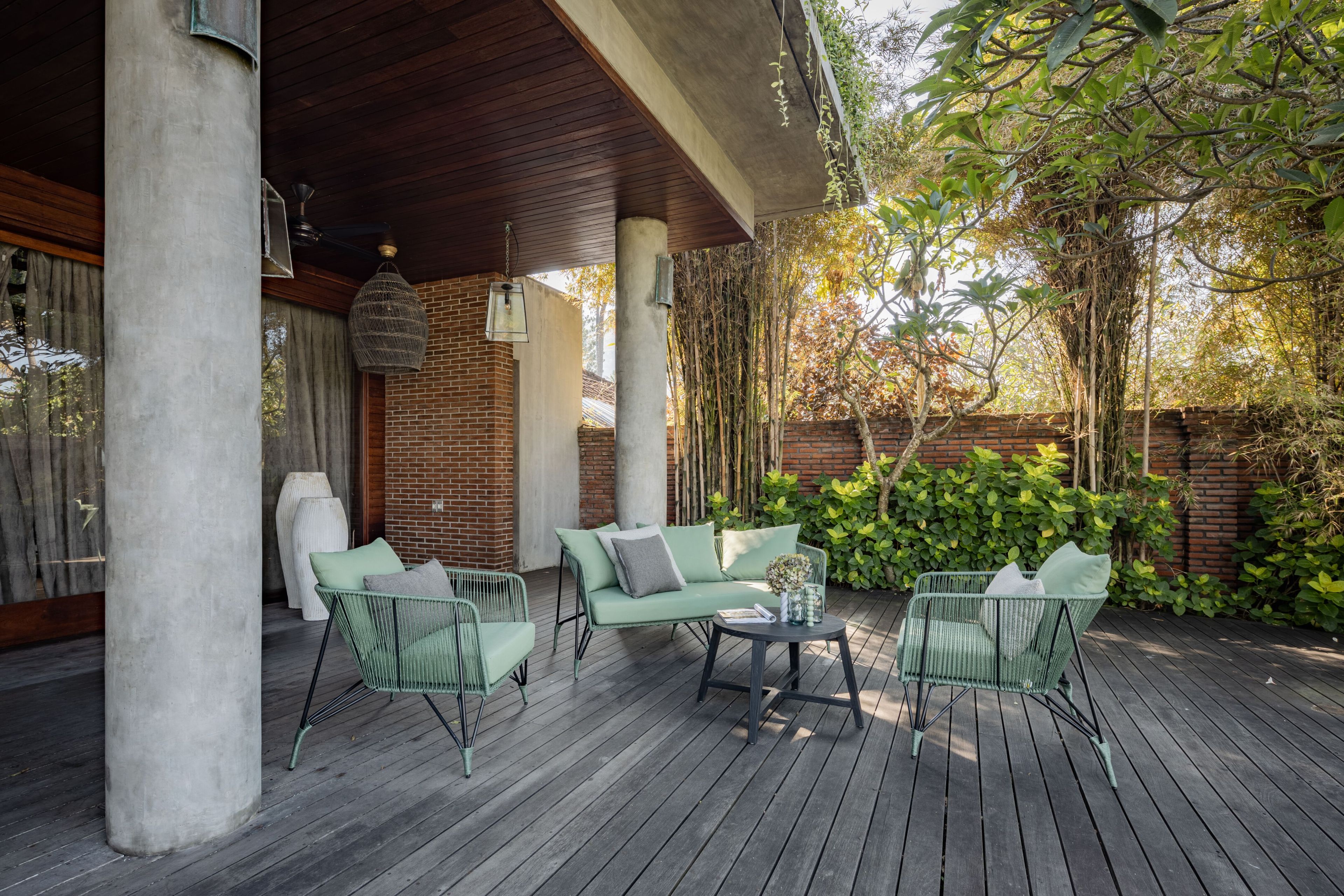 Круглый стол из тикового дерева cbdesign Serres ARCH-00010144 - Вид №2