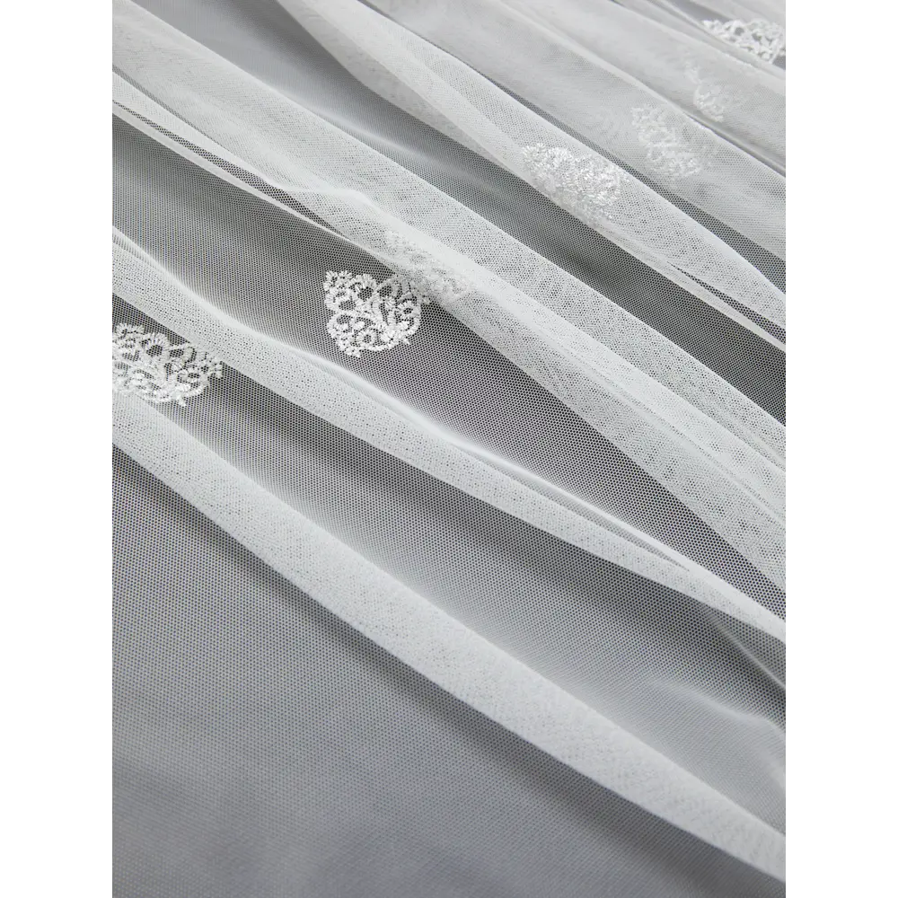 Тюль 1 м/п Коронки сетка 280 см цвет бежево-золотой ELIT HOME STLM-2052511 - Вид №4