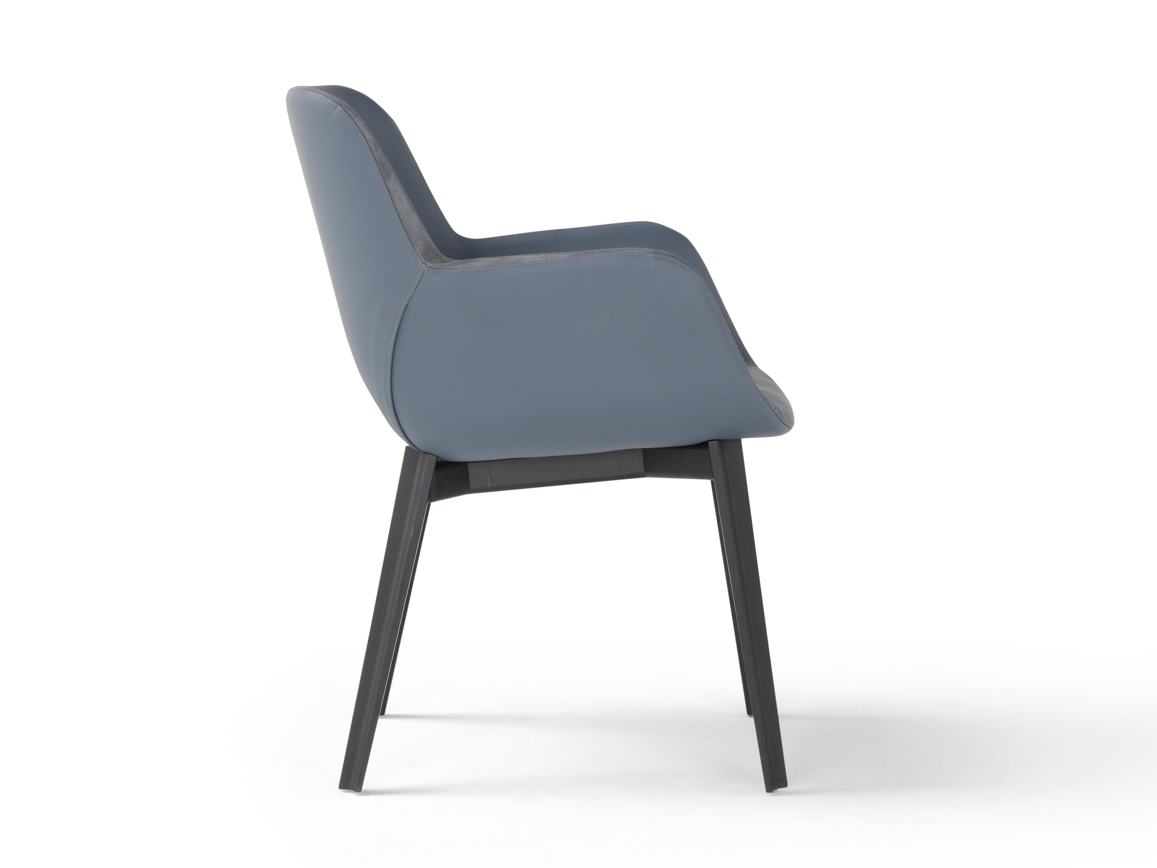 Кожаный мягкий стул с подлокотниками Amura Panis ARCH-00018313 - Вид №3