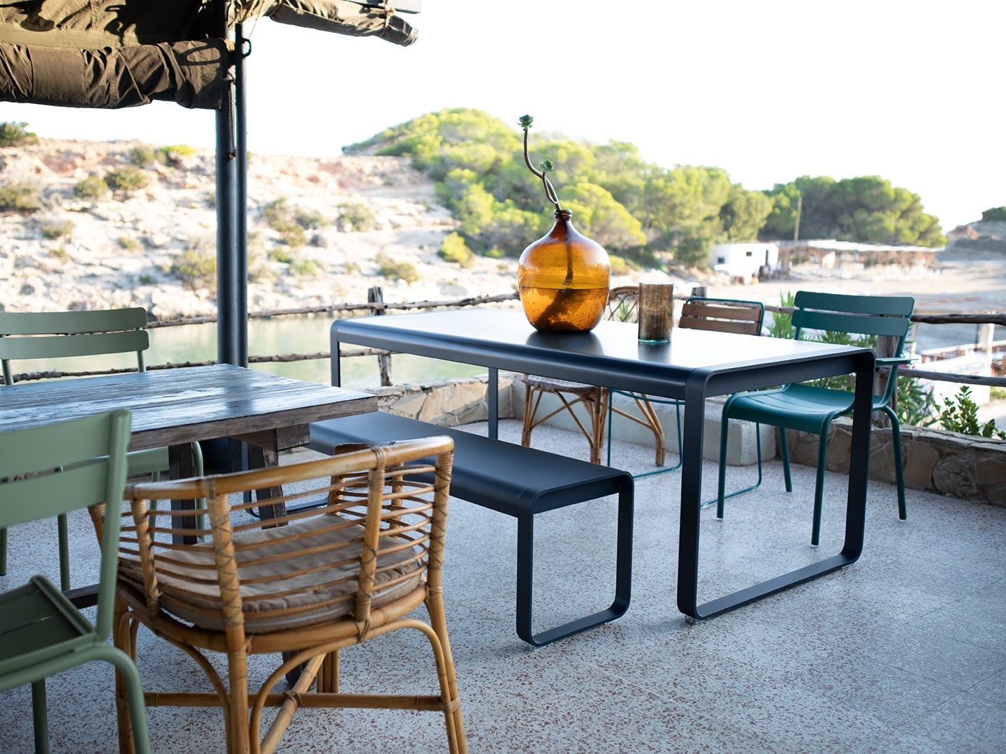 Алюминиевая садовая скамейка Fermob Bellevie ARCH-00136130 - Вид №4