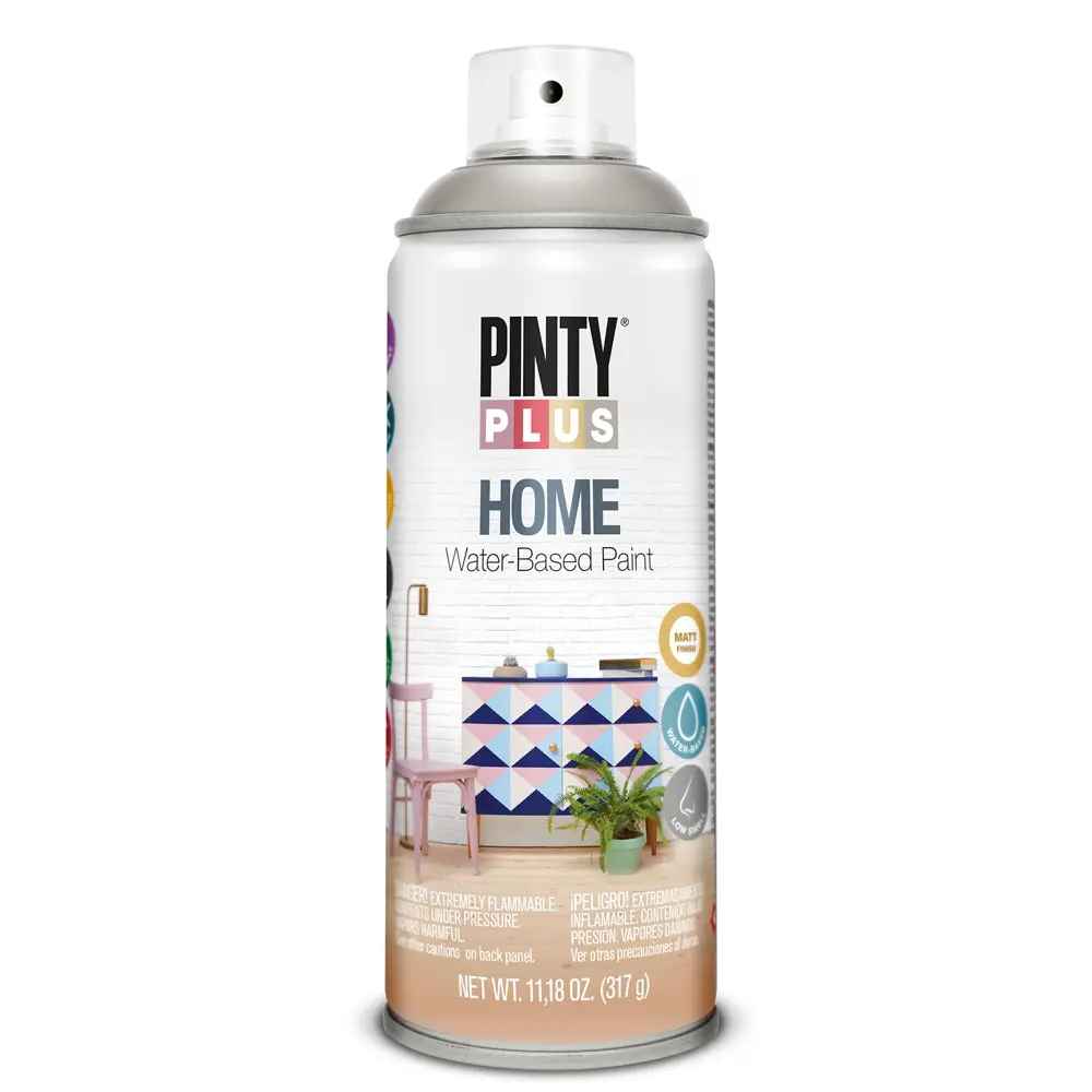 Краска аэрозольная Pinty Plus Home цвет серо-коричневый 520 мл 84004134 STLM-2005576 Santreyd 