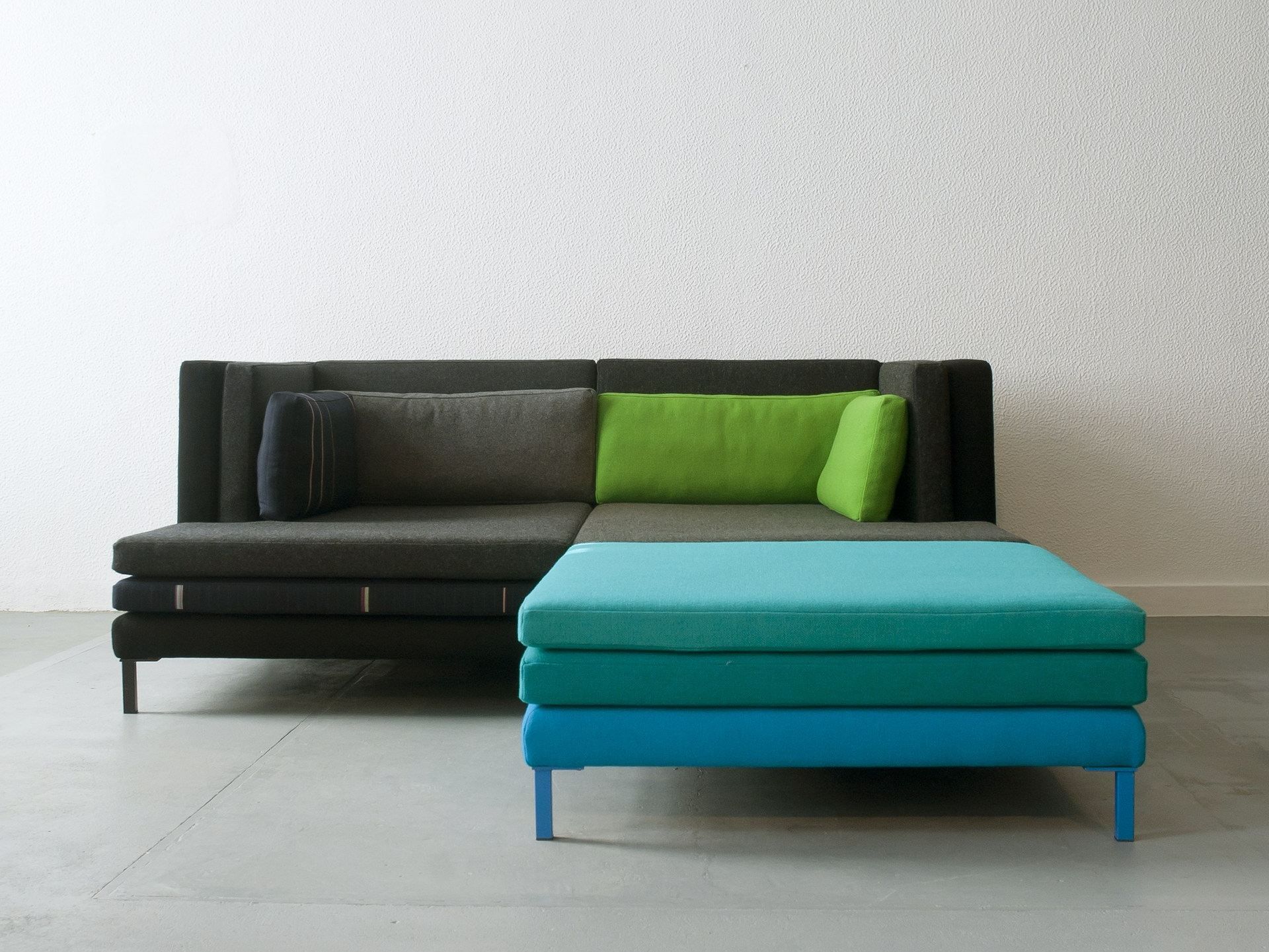 Модульный тканевый диван с полуостровом Branca Lisboa ARCH-00058815 - Вид №2