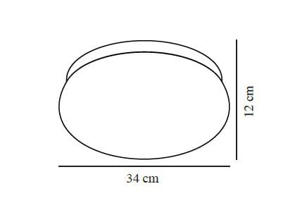 Пластиковый потолочный светильник Nordlux Foam ARCH-00092273 - Вид №3