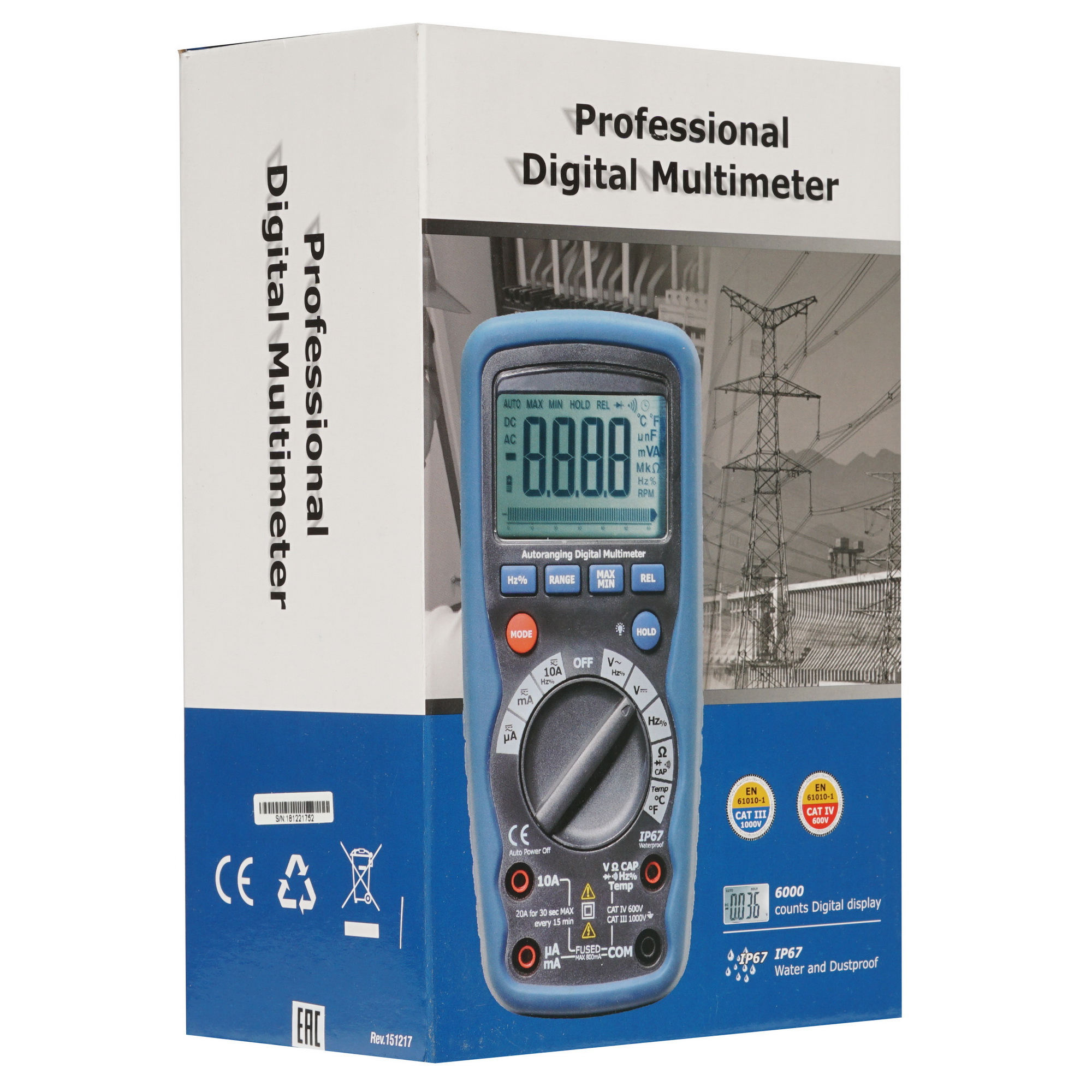 Мультиметр CEM DT-9926 1092584 STDN-0054859 - Вид №6