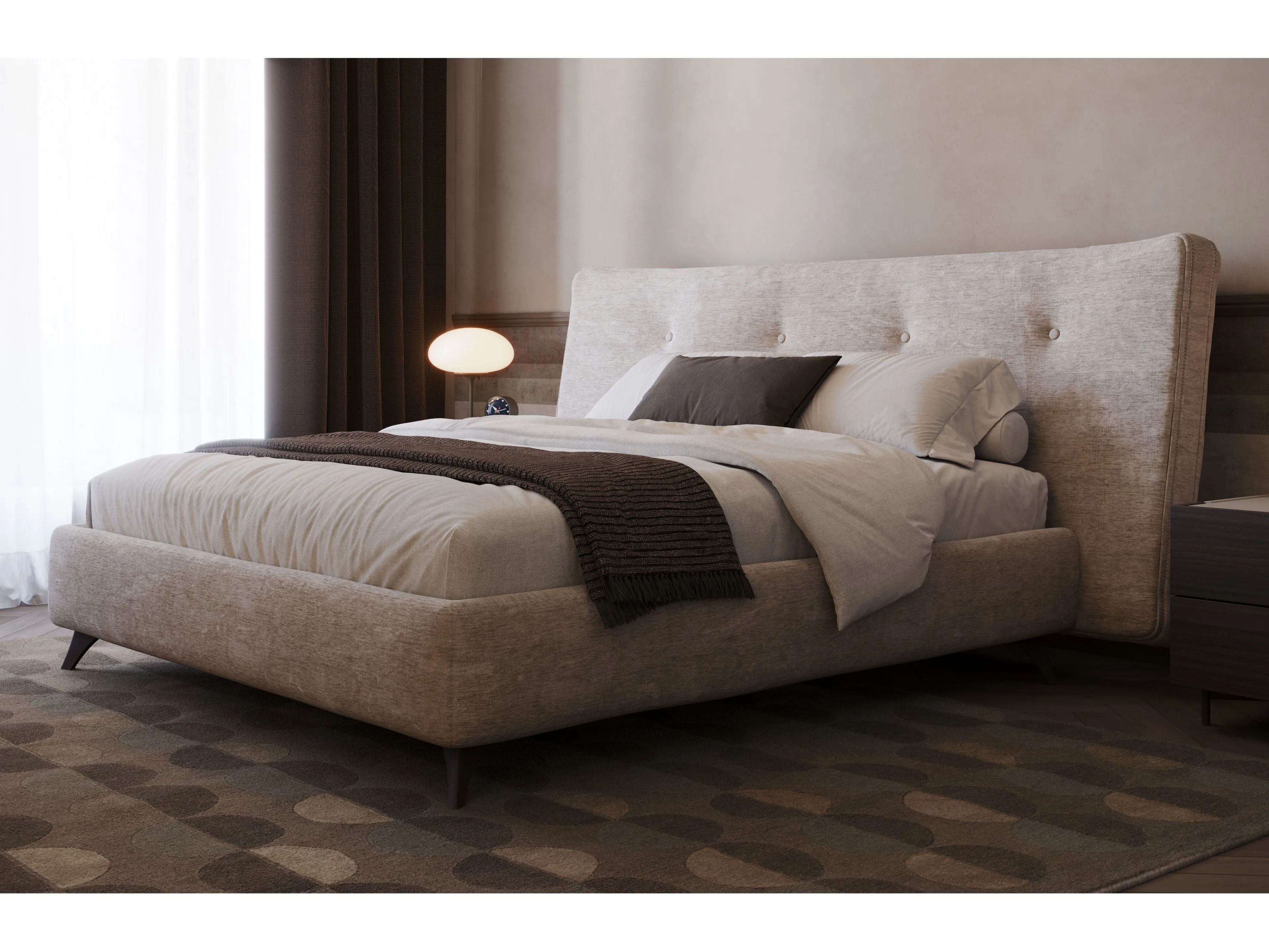 Двуспальная кровать для хранения ткани Giessegi DIVA ARCH-00035521