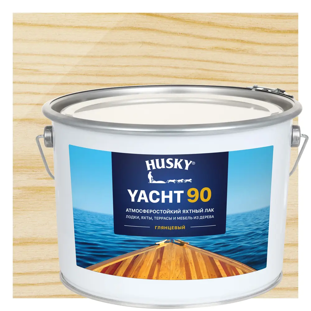 Яхтный лак Husky Yacht 90 для защиты древесины снаружи и внутри 86765099 STLM-0071489