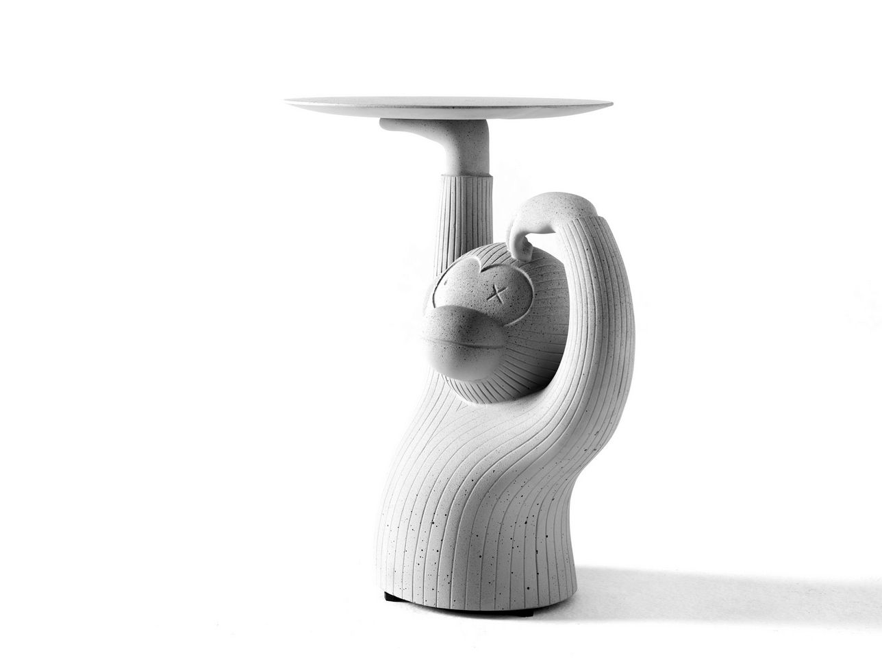 Бетонный круглый низкий журнальный столик BD Barcelona MONKEY ARCH-00134648 - Вид №2