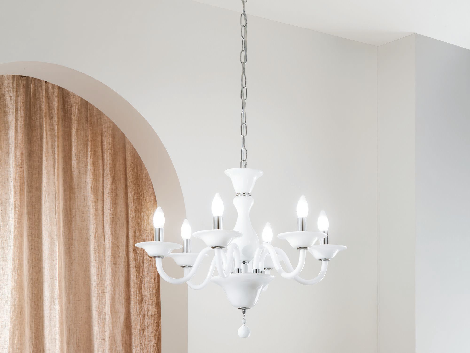 Люстра из дутого стекла Fan Europe Lighting дизайн окружающего света ARCH-00137378