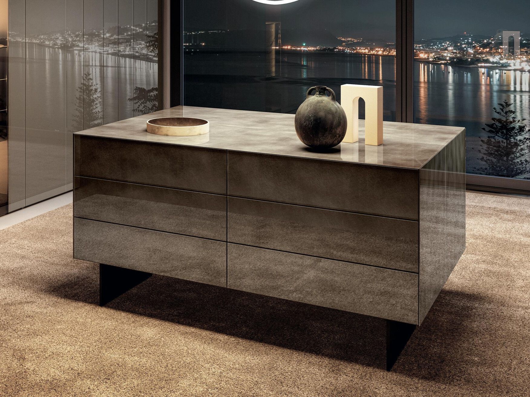 Стеклянный комод Lago ARCH-00124879 - Вид №1