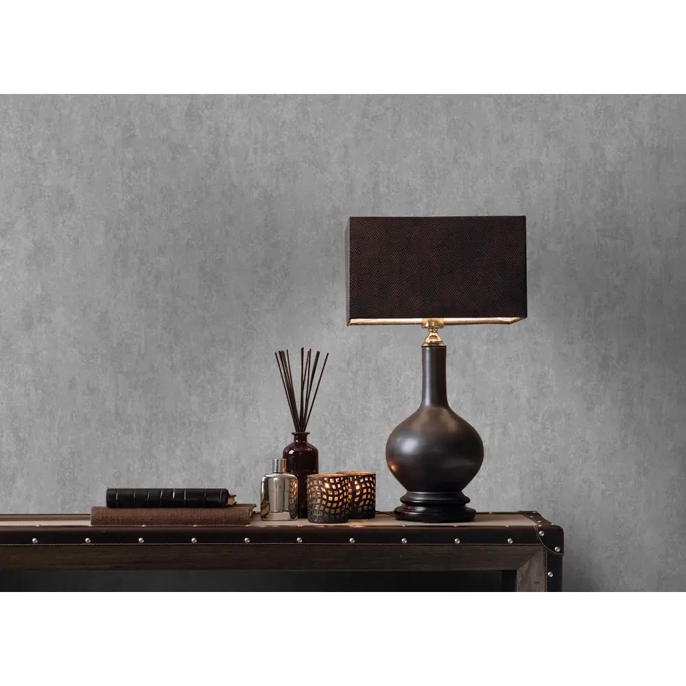 NEW AGE Visconti - серые флизелиновые обои с эффектом штукатурки 89369650 STLM-0826140 - Вид №2