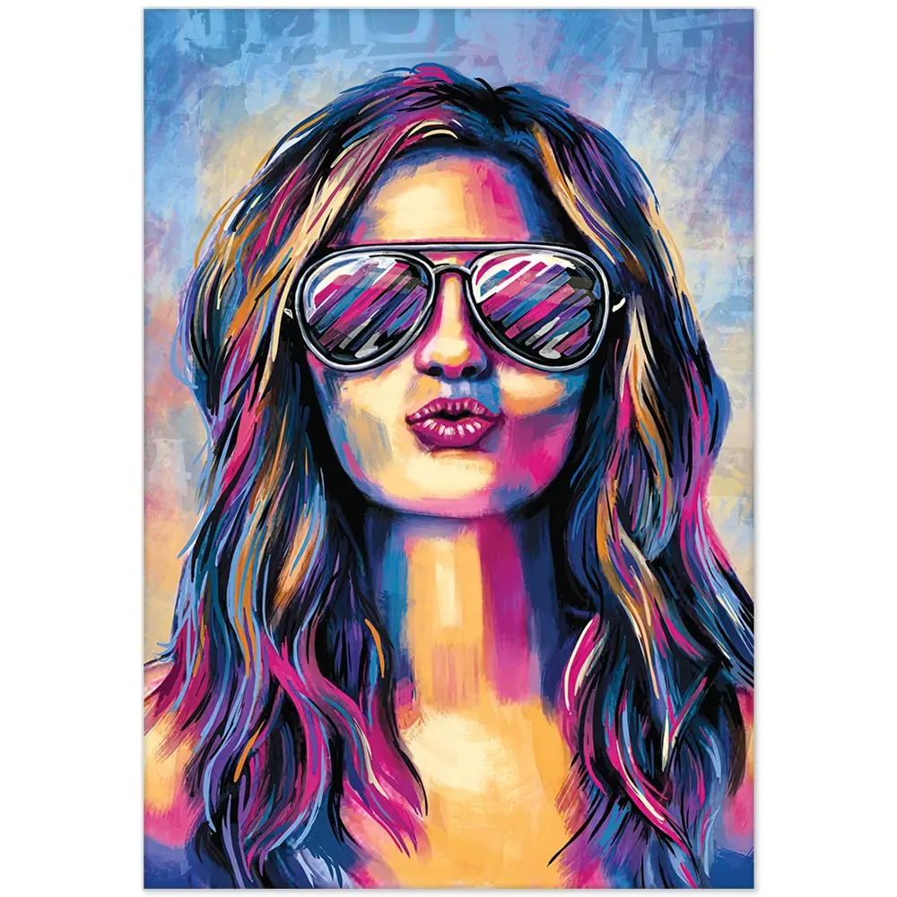 Картина на холсте В свете огней 1 70x110 см FBRUSH STLM-2182034