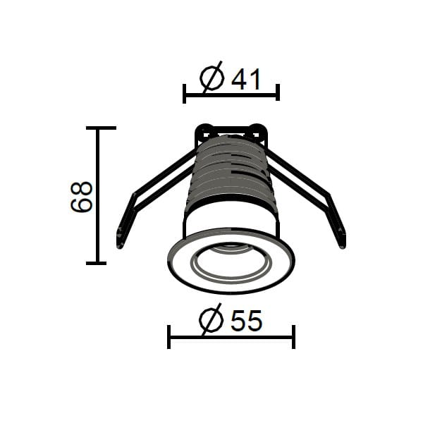 Алюминиевый светодиодный светильник Brillamenti SPOT ARCH-00008690 - Вид №14