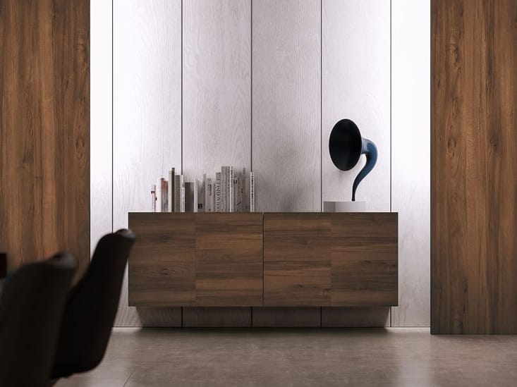 Низкий офисный шкаф с распашными дверями Las Mobili Jera ARCH-00060259