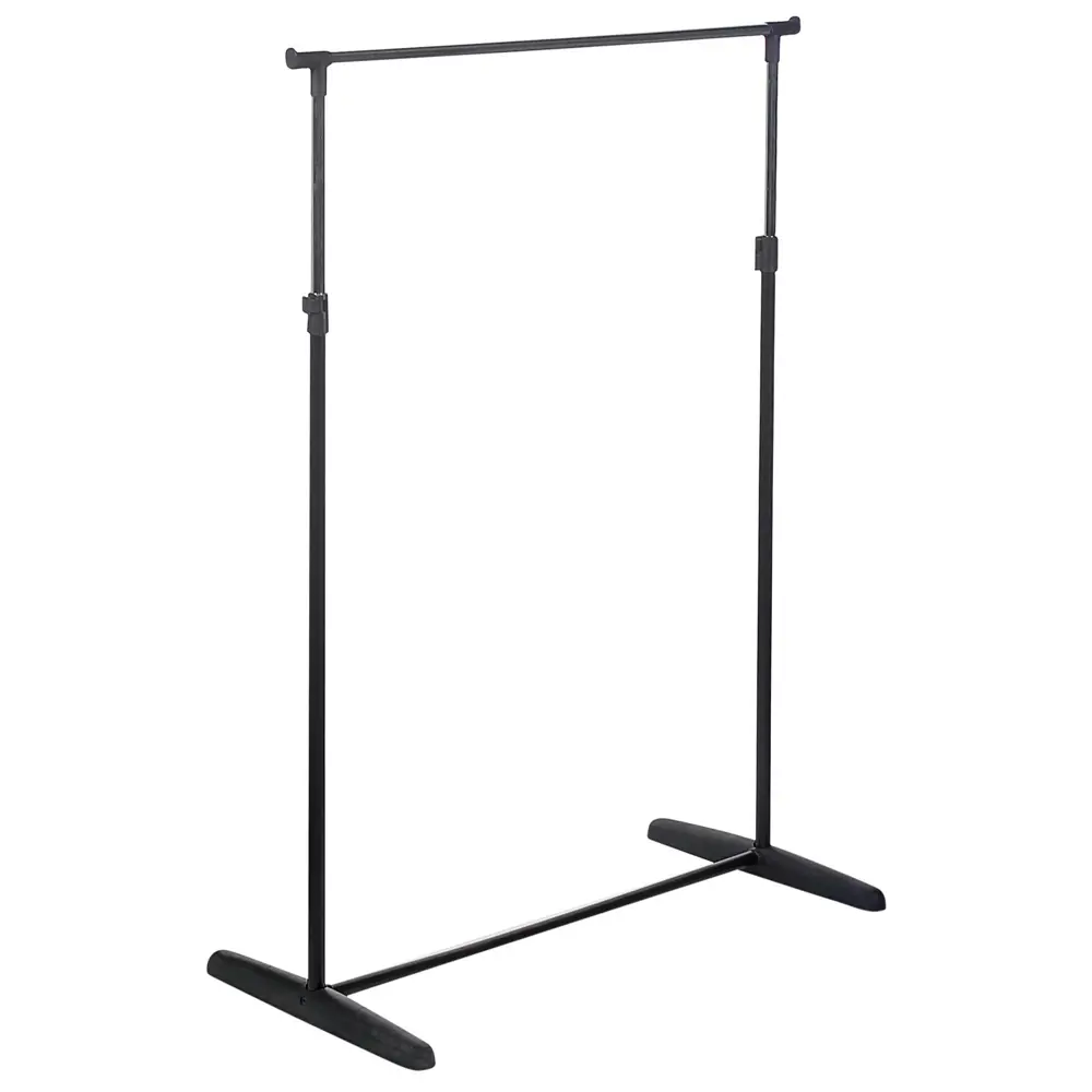 Вешалка напольная 89.5x43x94-165 см металл цвет чёрный Santreyd STLM-2209039