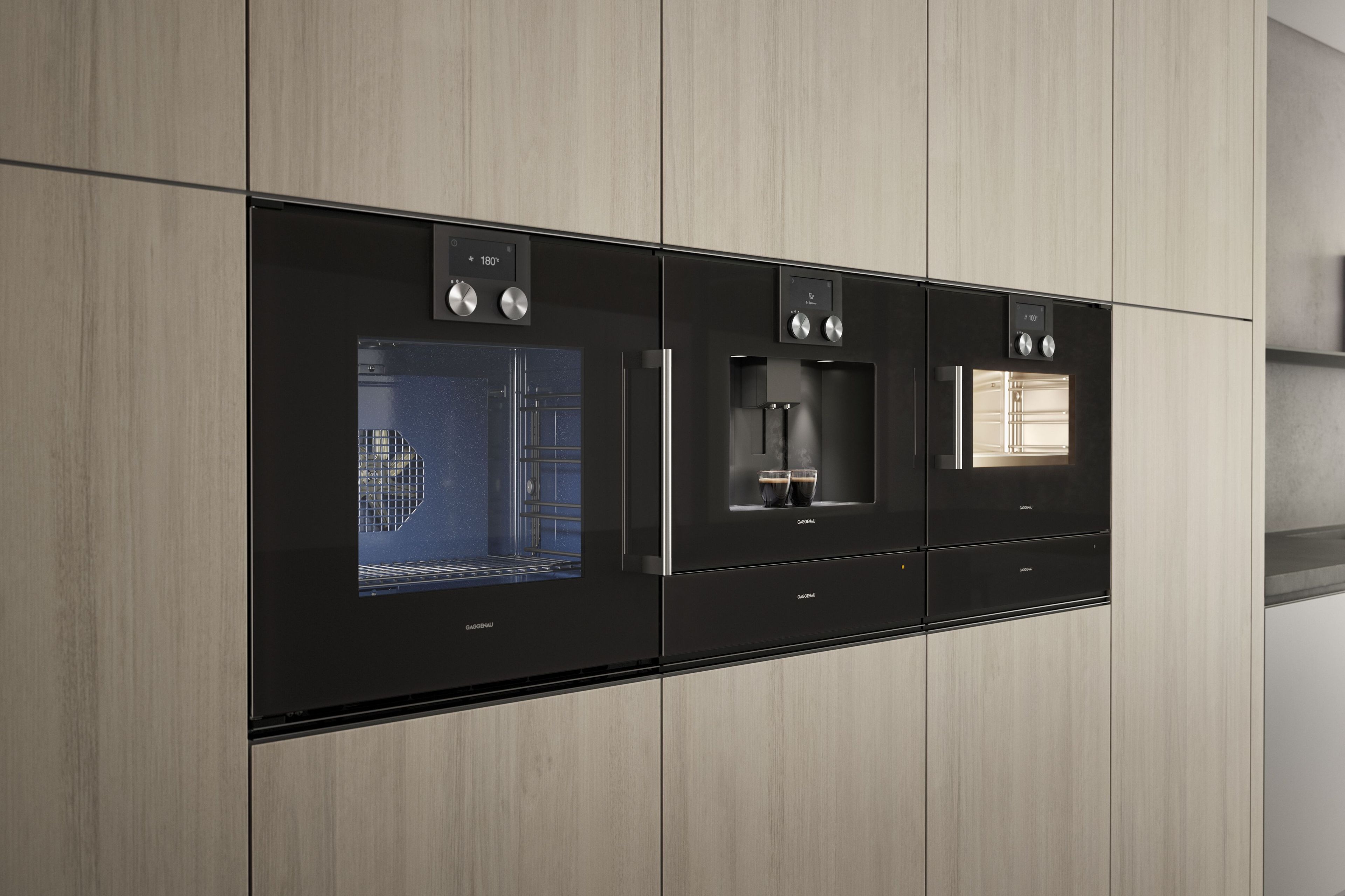 Встраиваемая комбинированная печь класса А GAGGENAU серия 200 ARCH-00115390 - Вид №1