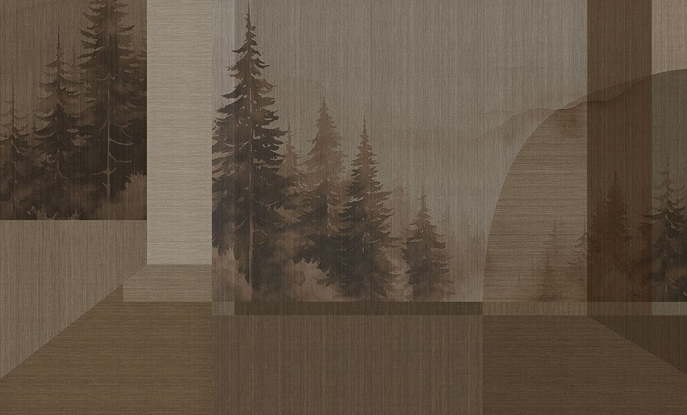 Обои с пейзажами N.O.W. Edizioni TEXTILE / SOMEWHERE ARCH-00056992 - Вид №5