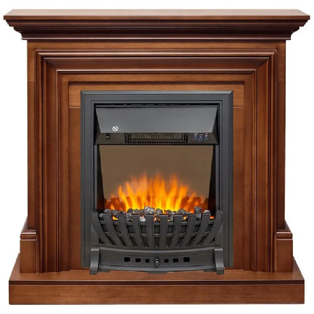 Каминокомплект Royal Flame Bradford STD Aspen Black 1.5 кВт цвет орех 89396848 STLM-2164833 
