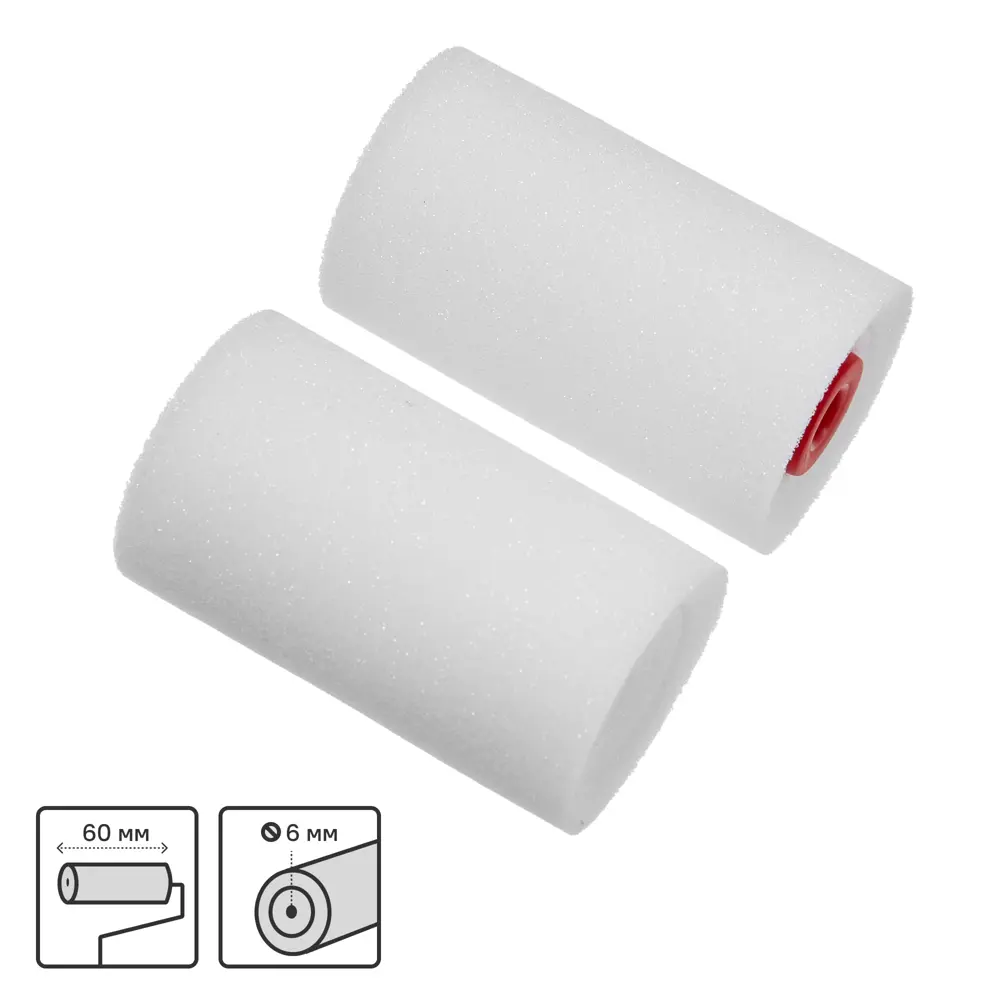 Мини-валики Dexter для точных малярных работ, 2 шт 82800669 STLM-0036128