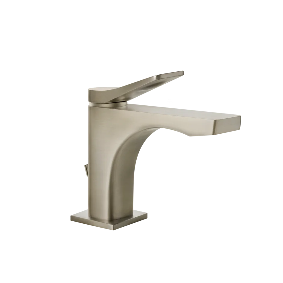 Смеситель для умывальника 59005 149 Gessi Rilievo МАТОВЫЙ НИКЕЛЬ FINOX 59005149