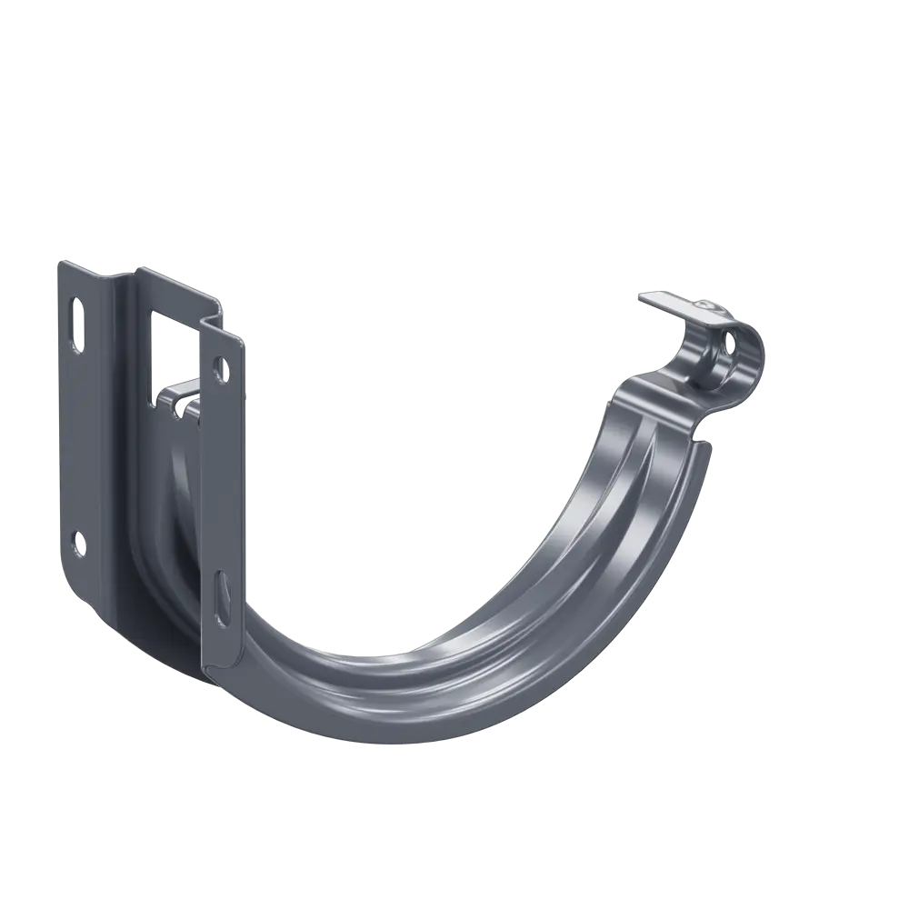 Держатель желоба карнизный ø125 цвет темно-серый ВЕГА STLM-2160289 - Вид №1