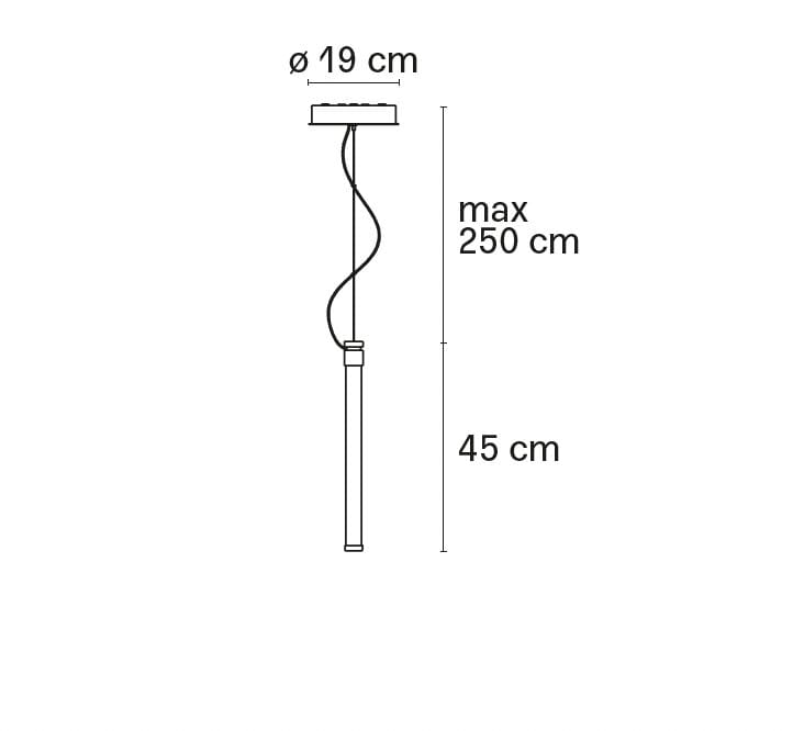 Стеклянный светодиодный подвесной светильник FontanaArte Oort ARCH-00070952 - Вид №4