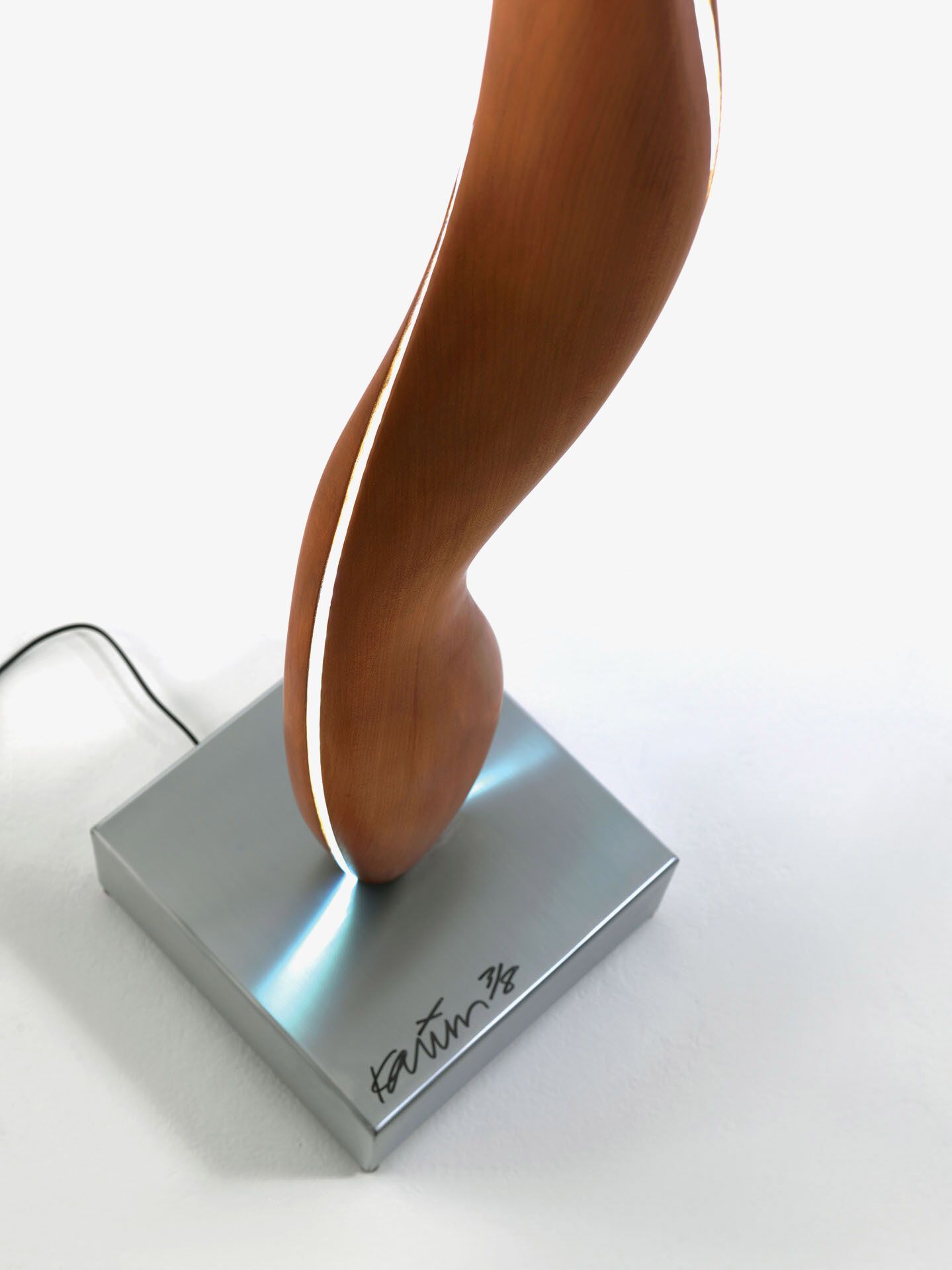 Светодиодная напольная лампа из массива дерева Riva 1920 FIAMMA LAMP ARCH-00102997 - Вид №1