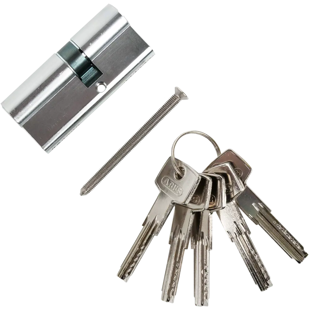 Цилиндр замка ABUS D6N с защитой от взлома, никель 30×40 мм 82441690 STLM-0027362 - Вид №1