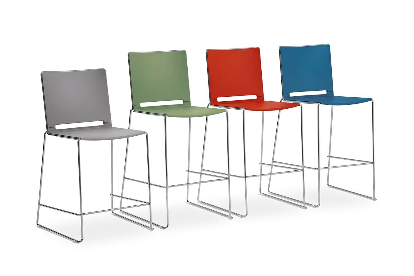 Высокий стул из полипропилена со спинкой Diemmebi laFILÒ ARCH-00106809 - Вид №2